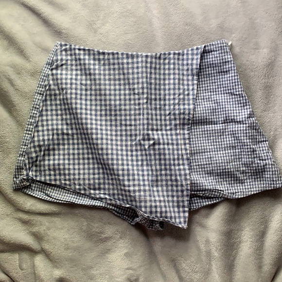Gingham Skort - Picture 1 of 4